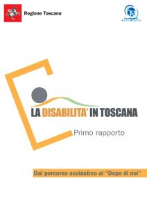 Primo rapporto sulla disabilità in Toscana